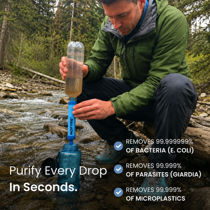 NOFYRE™ Emergency Water Filter Straw (400 gal)