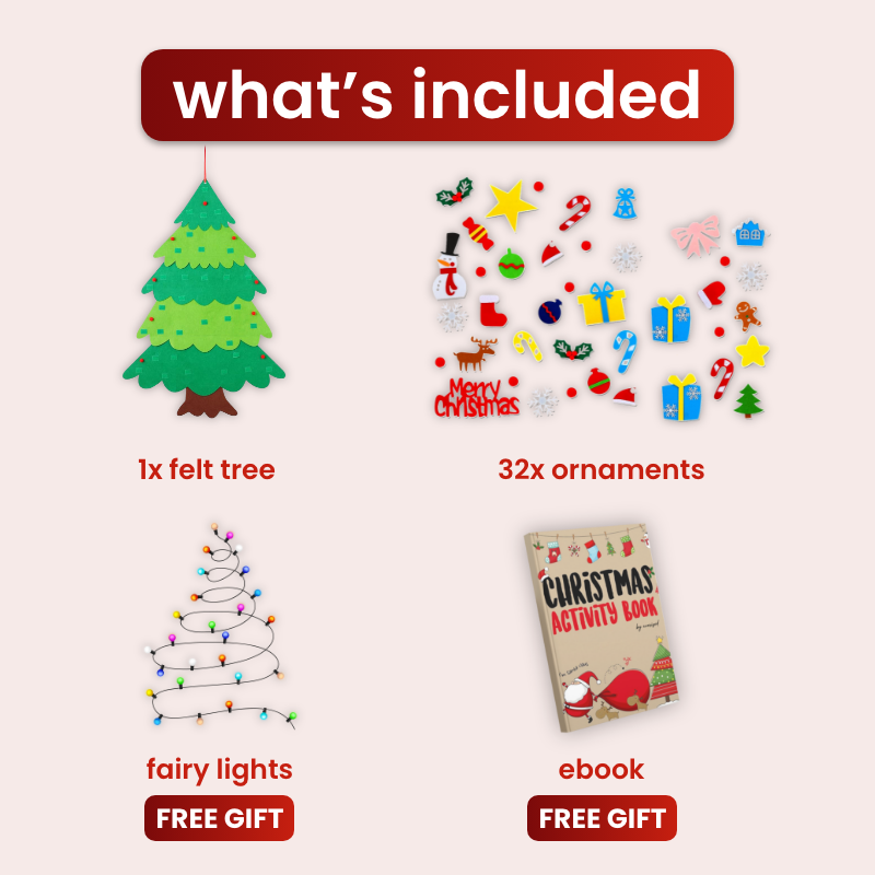 felt christmas tree