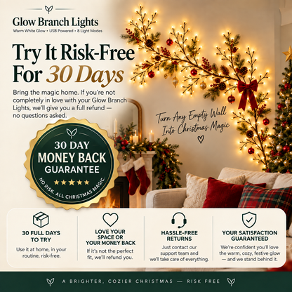 NoFyre LumaBranch™ — Flexible Warm White Wall Lights
